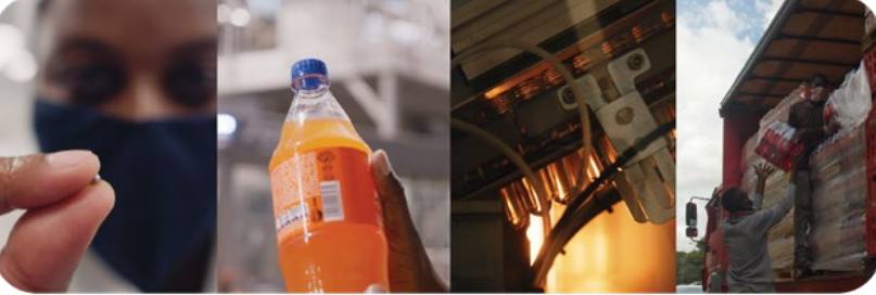 Imagens do vídeo da nova fábrica de PET da Coca-Cola