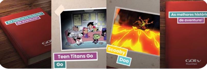 Imagens da campanha GOtv Kids